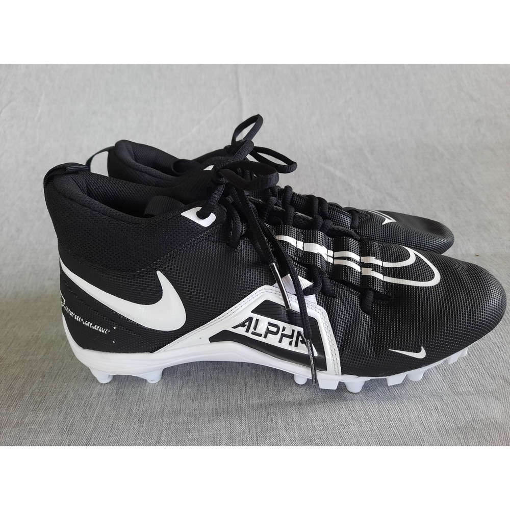 Nike Alpha Men US 9.5 Black New Menace Varsity Football Cleat CV0586-001
